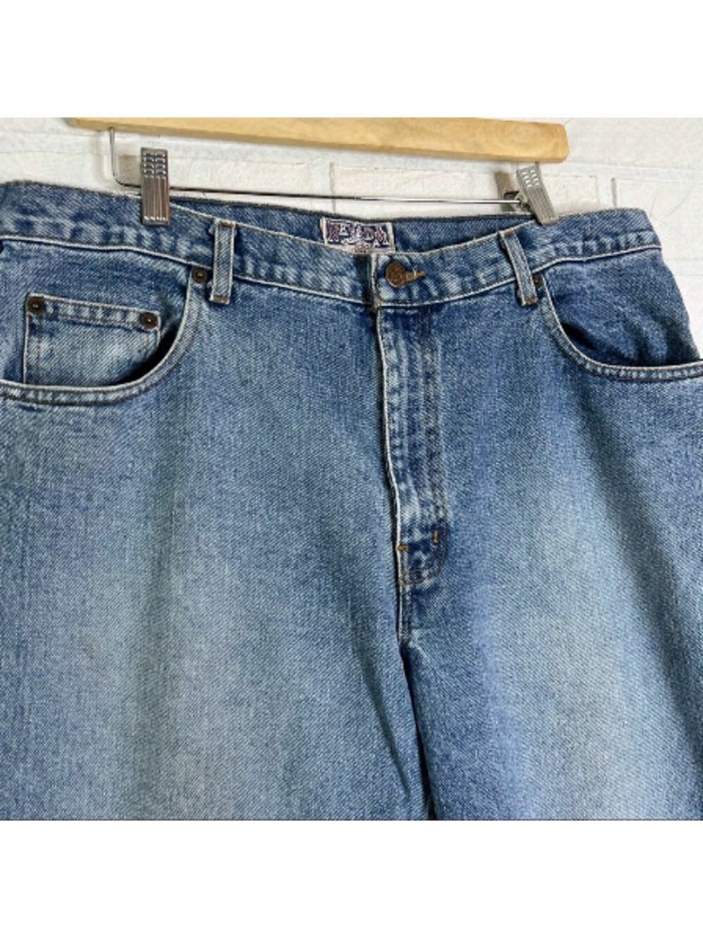 Vintage Nevada Light Wash 100% Cotton Ankle Jeans 38
